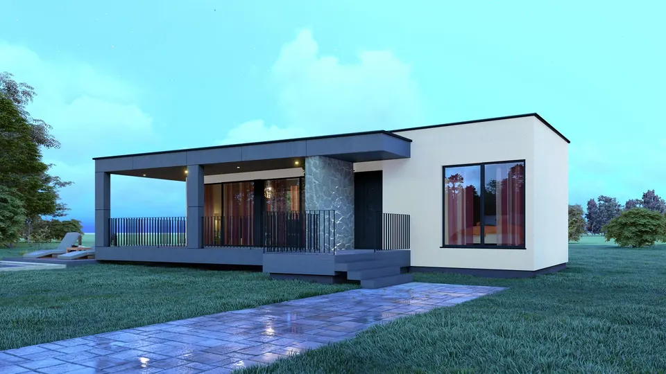 Montažna kuća TIP KC 42, 42 m², Kampa & Casa