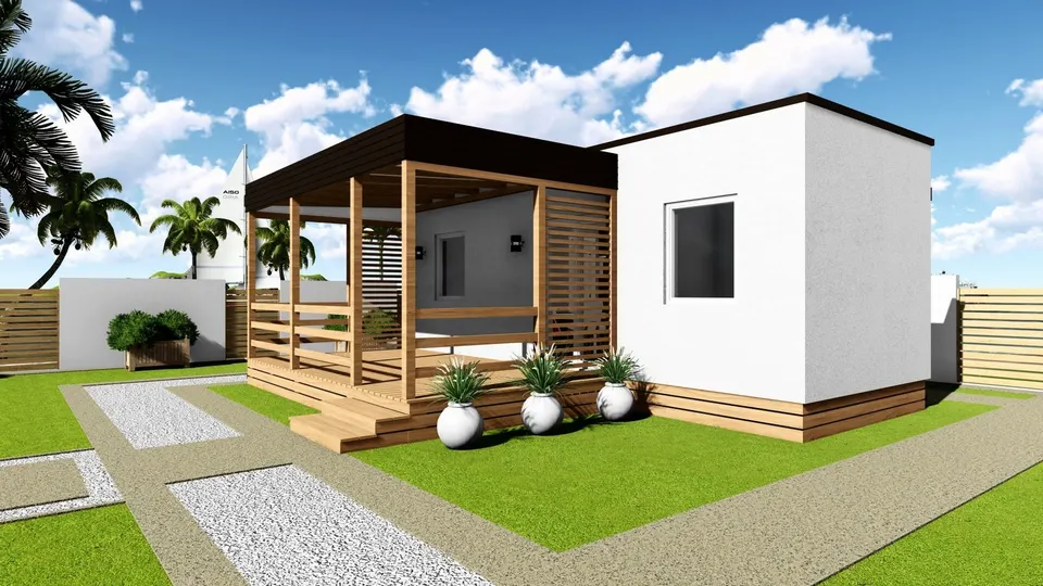 Montažna kuća TIP KC 42, 42 m², Kampa & Casa