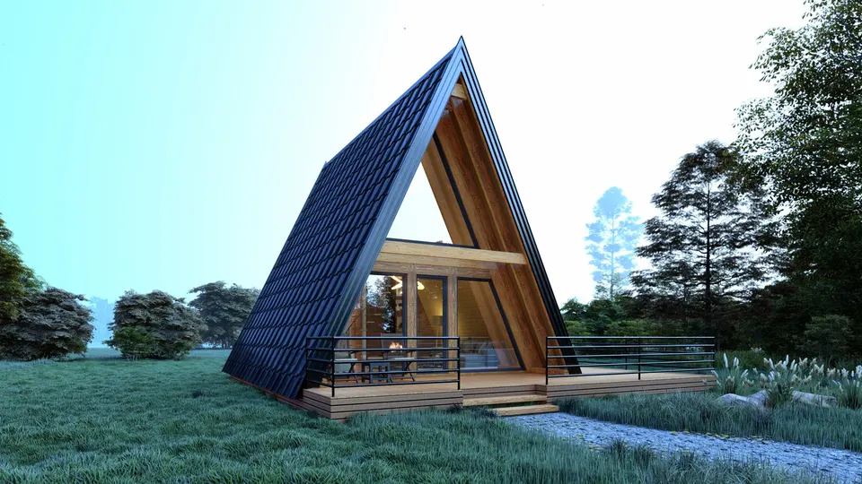 Montažna kuća TIP KC 46, 46 m², Kampa & Casa