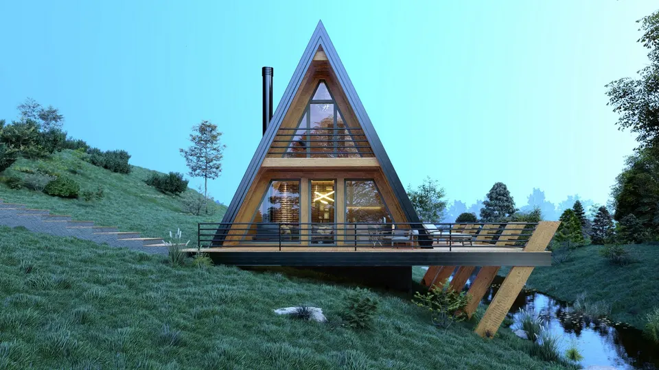 Montažna kuća TIP KC 48, 48 m², Kampa & Casa