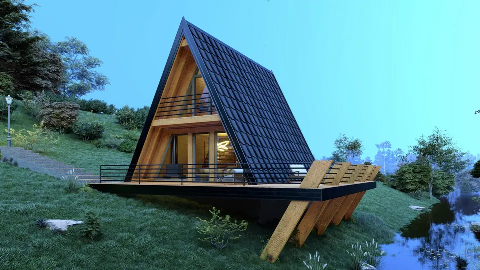 Montažna kuća TIP KC 48, 48 m², Kampa & Casa