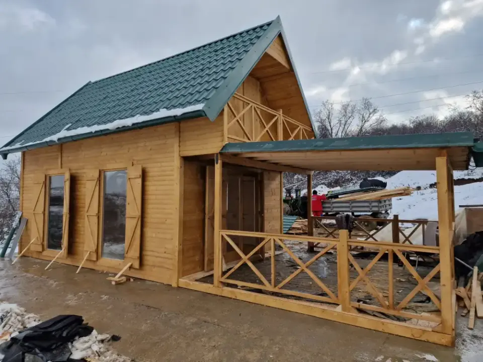 Montažna kuća Drvene kuće sa potkrovljem, 45 m², Kuće Nenić