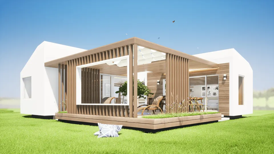 Montažna kuća SILVA serija, 35 m², LOGERA
