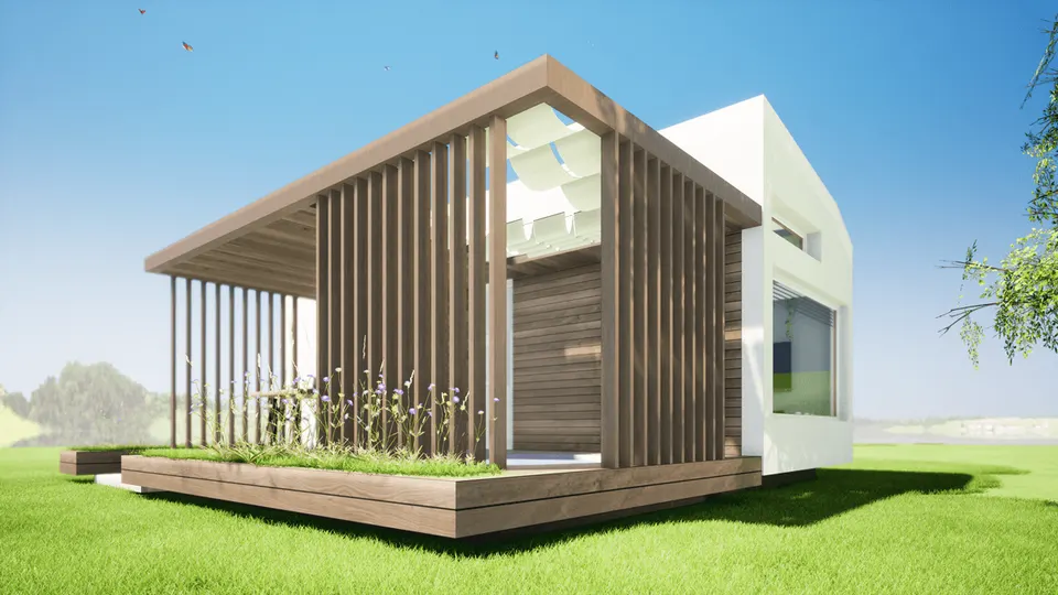 Montažna kuća TERRA serija, 35 m², LOGERA