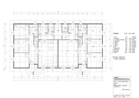 Montažna kuća Dupleks 183, 183 m², Luks M Kuće