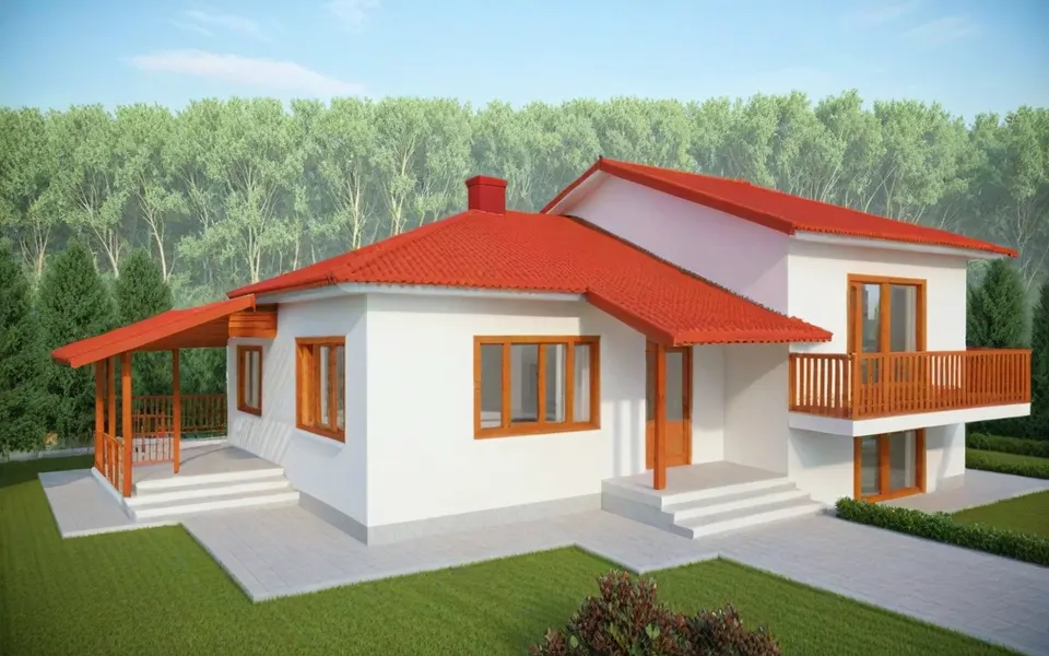 Montažna kuća Jana 90, 90 m², Luks M Kuće