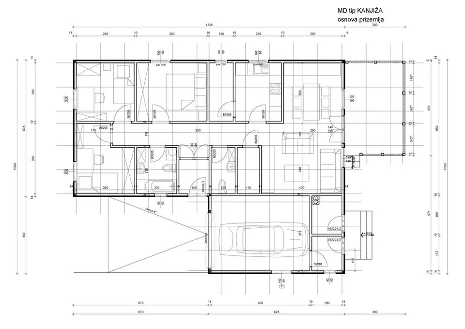Montažna kuća MK-153, 153 m², Luks M Kuće