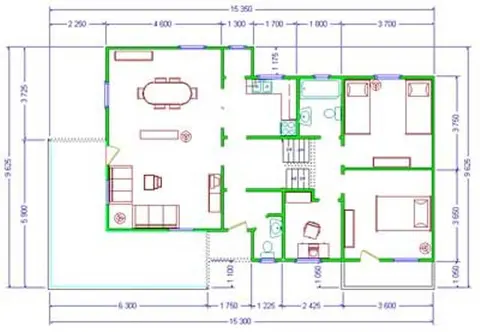 Montažna kuća Sena 110, 110 m², Luks M Kuće