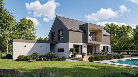 Montažna kuća Opus 169 (modern), 169 m², Lumar