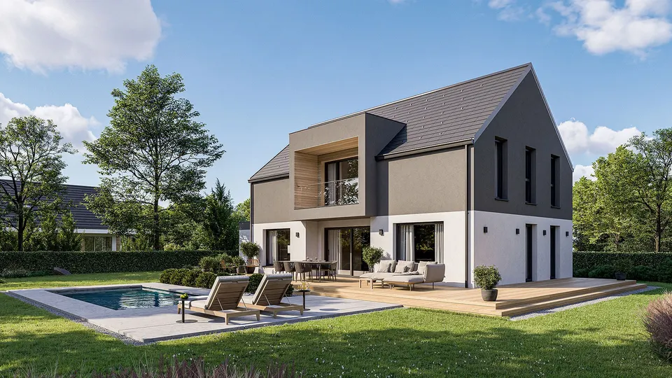 Montažna kuća Opus 169 (modern), 169 m², Lumar