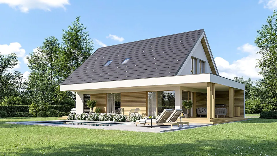 Montažna kuća Vivus 144, 144 m², Lumar