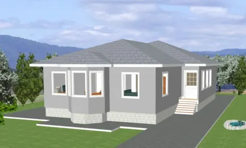 Montažna kuća Montažna kuća Altina, 134 m², Maker Ivanjica