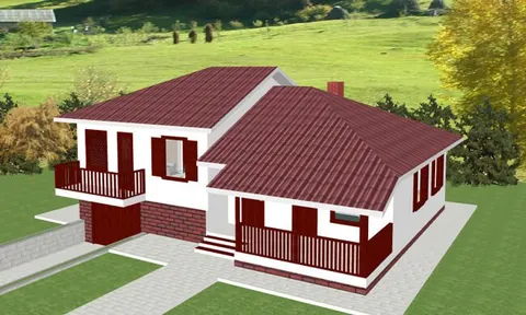 Montažna kuća Montažna kuća Dajana, 101 m², Maker Ivanjica