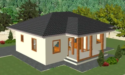 Montažna kuća Montažna kuća Darija, 100 m², Maker Ivanjica