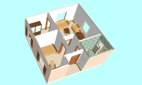 Montažna kuća Montažna kuća Eva, 35 m², Maker Ivanjica