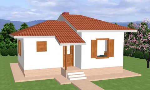 Montažna kuća Montažna kuća Galija, 44 m², Maker Ivanjica