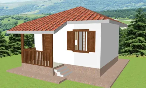 Montažna kuća Montažna kuća Helena, 27 m², Maker Ivanjica