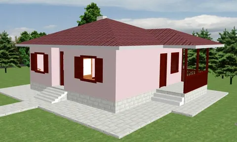 Montažna kuća Montažna kuća Klaudija, 59 m², Maker Ivanjica