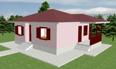 Montažna kuća Montažna kuća Klaudija, 59 m², Maker Ivanjica