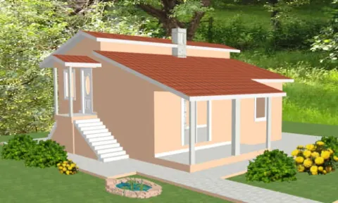 Montažna kuća Montažna kuća Mina, 86 m², Maker Ivanjica