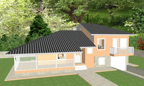 Montažna kuća Montažna kuća Nela, 105 m², Maker Ivanjica