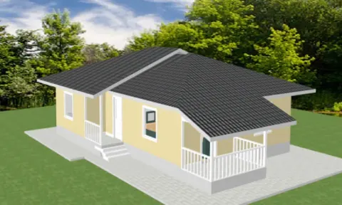 Montažna kuća Montažna kuća Verona, 80 m², Maker Ivanjica