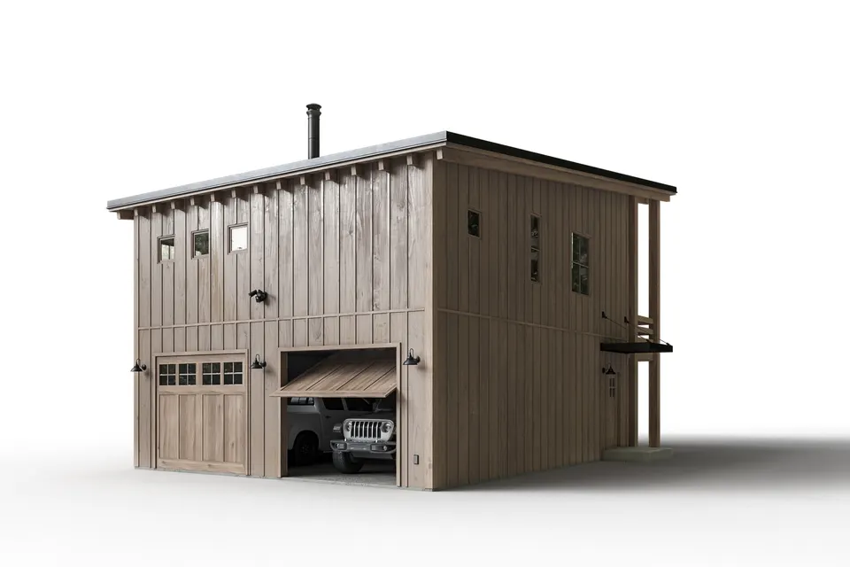 Montažna kuća A-Frame Addon, 76 m², Markus House