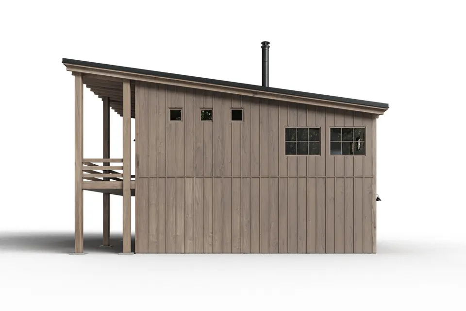 Montažna kuća A-Frame Addon, 76 m², Markus House