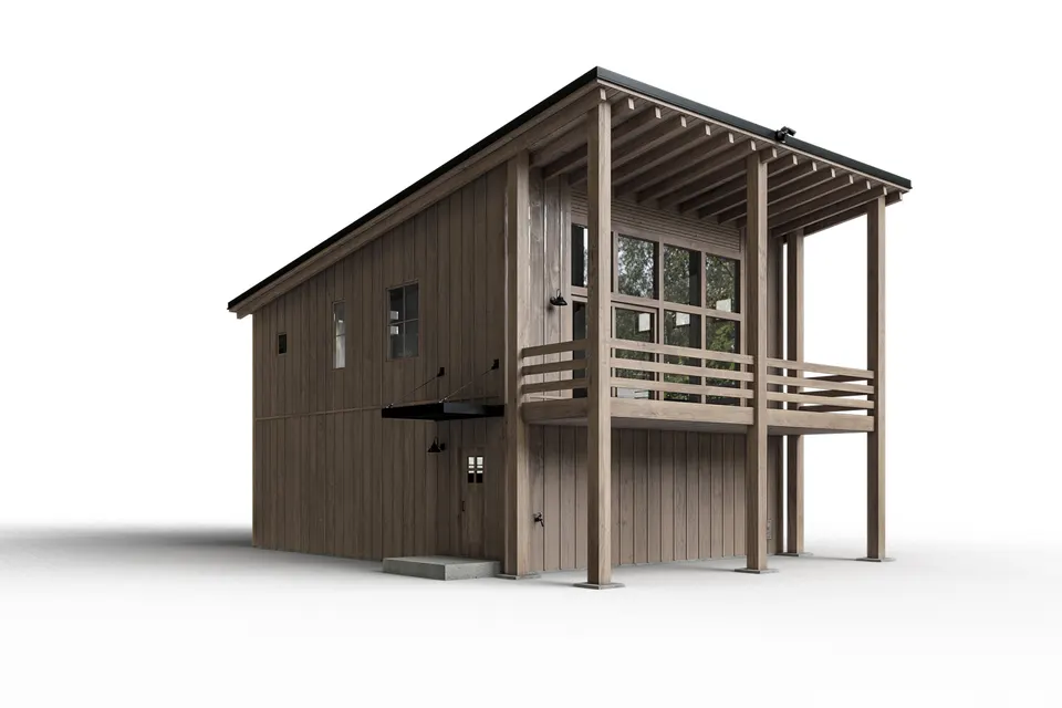 Montažna kuća A-Frame Addon, 76 m², Markus House
