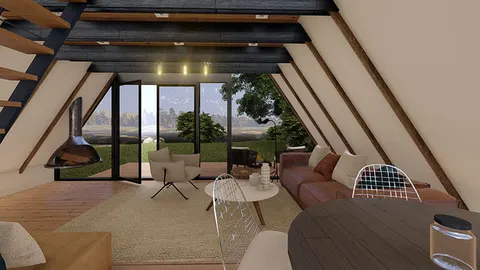 Montažna kuća A-Frame Economic, 43 m², Markus House