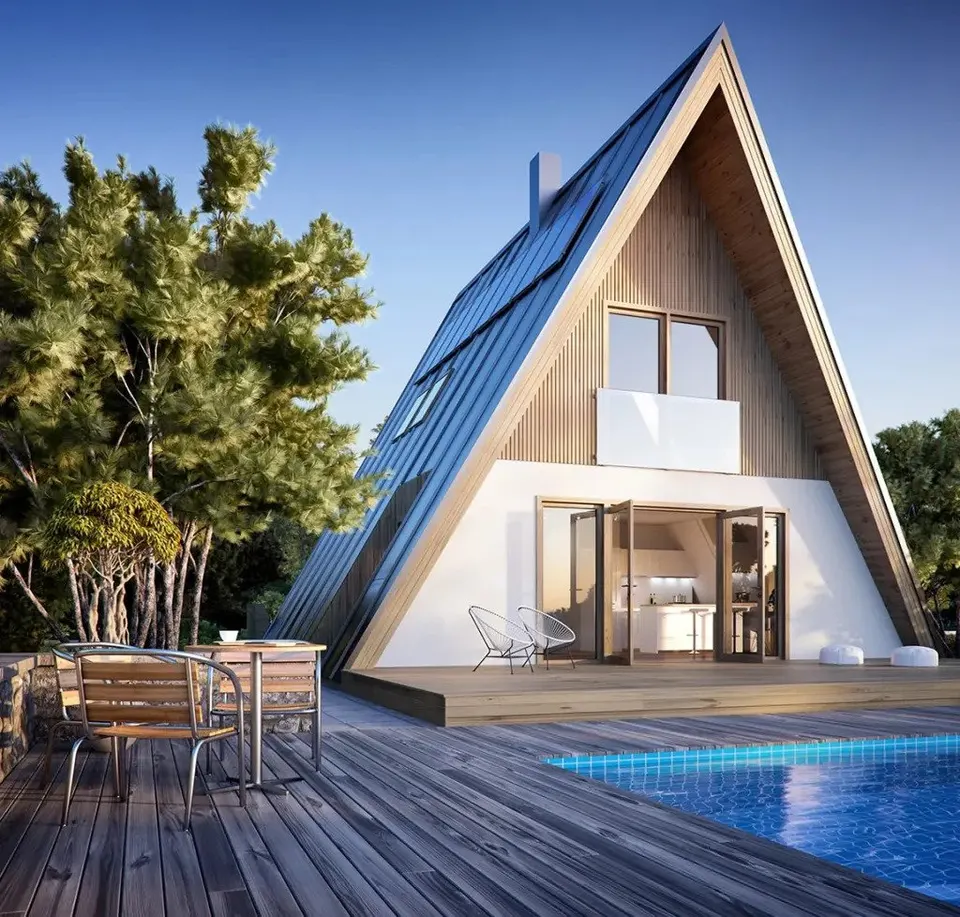 Montažna kuća A-Frame Hol, 148 m², Markus House