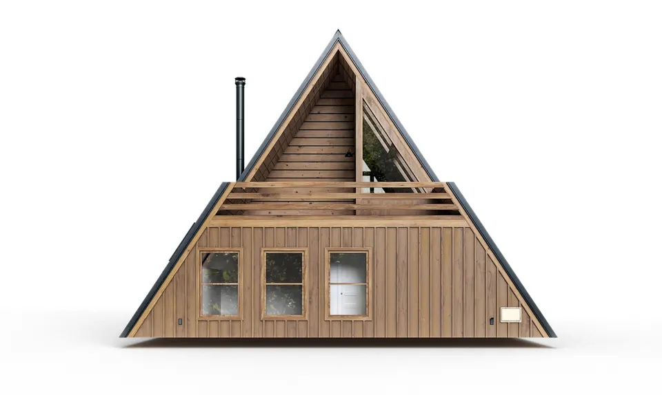 Montažna kuća A-Frame Tiny, 80 m², Markus House