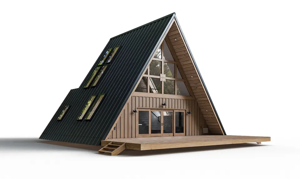 Montažna kuća A-Frame Tiny, 80 m², Markus House