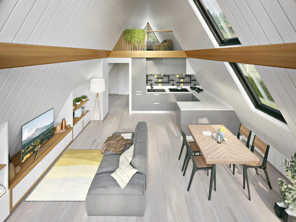 Montažna kuća A-Frame View, 193 m², Markus House