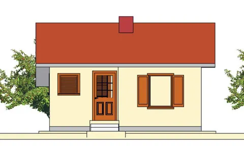 Montažna kuća AX-44b, 45 m², Markus House