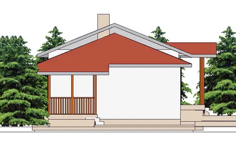 Montažna kuća AX-68, 68 m², Markus House