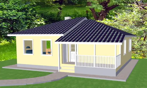 Montažna kuća AX-77, 75 m², Markus House