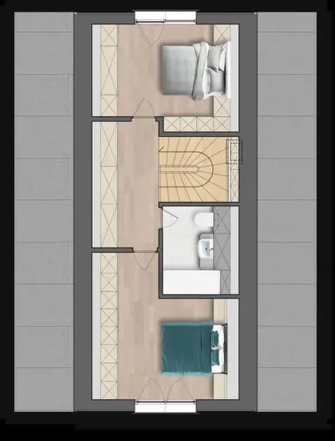 Montažna kuća A-Frame View, 55 m², Markus House