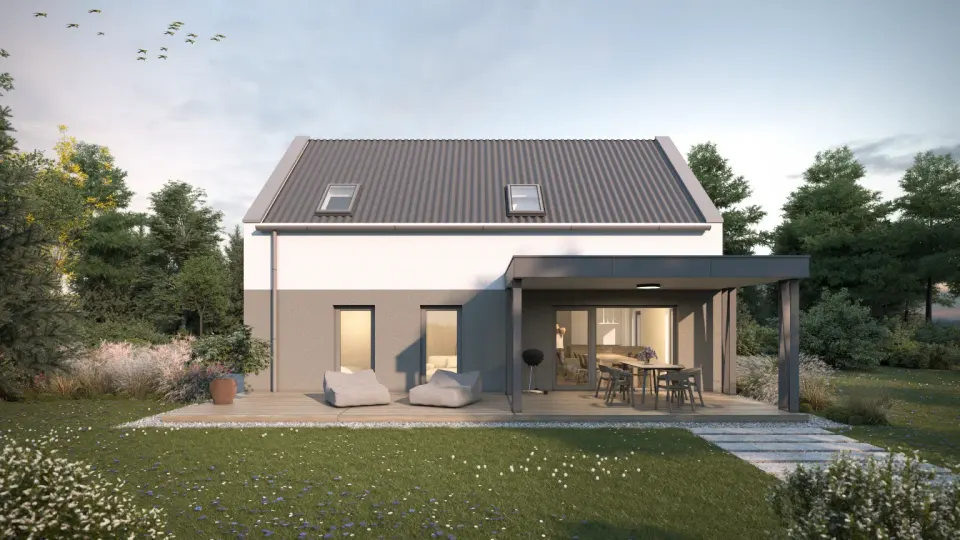 Montažna kuća Tipske hiše (katalog), 120 m², Marles