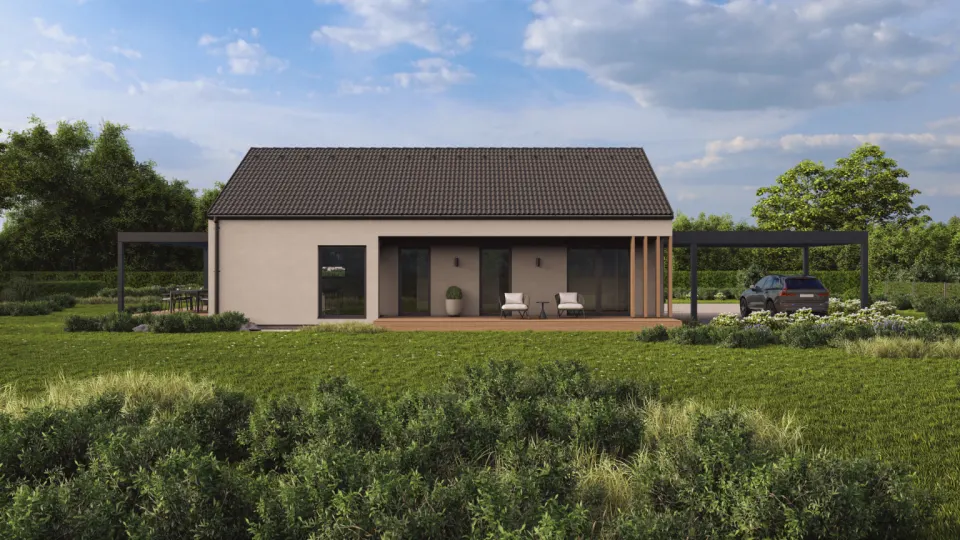 Montažna kuća Tipske hiše (katalog), 120 m², Marles