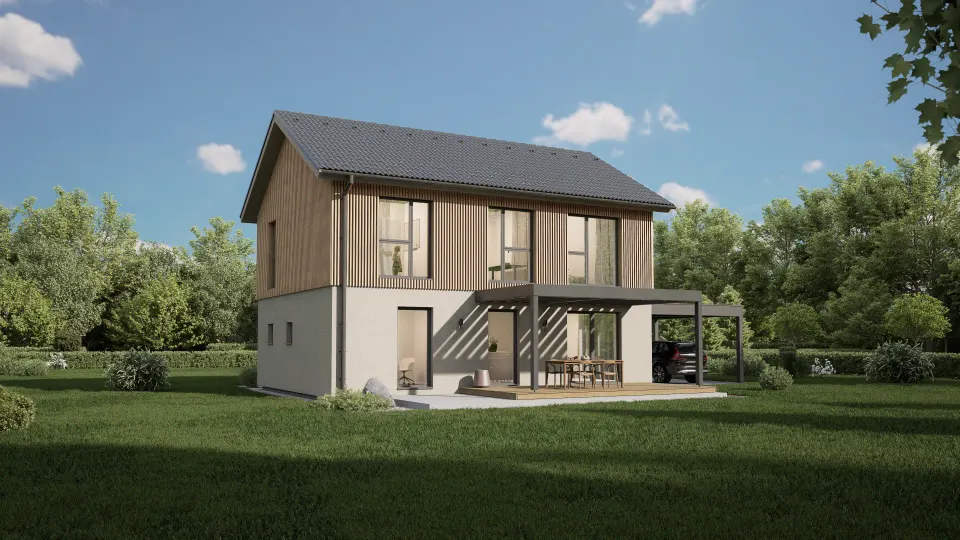 Montažna kuća Tipske hiše (katalog), 120 m², Marles