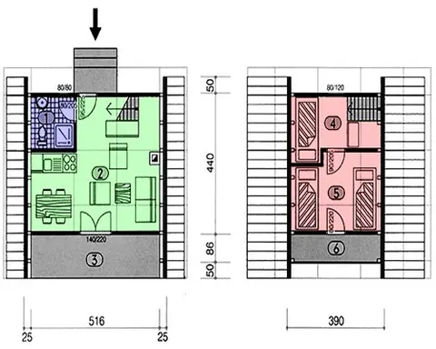 Montažna kuća Golija 30, 30 m², Master Ivanjica