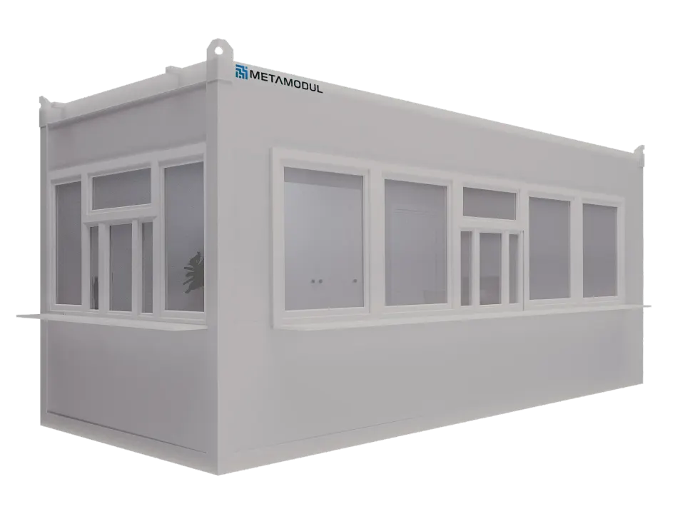 Montažna kuća Komercijalni modeli, 14 m², Metamodul