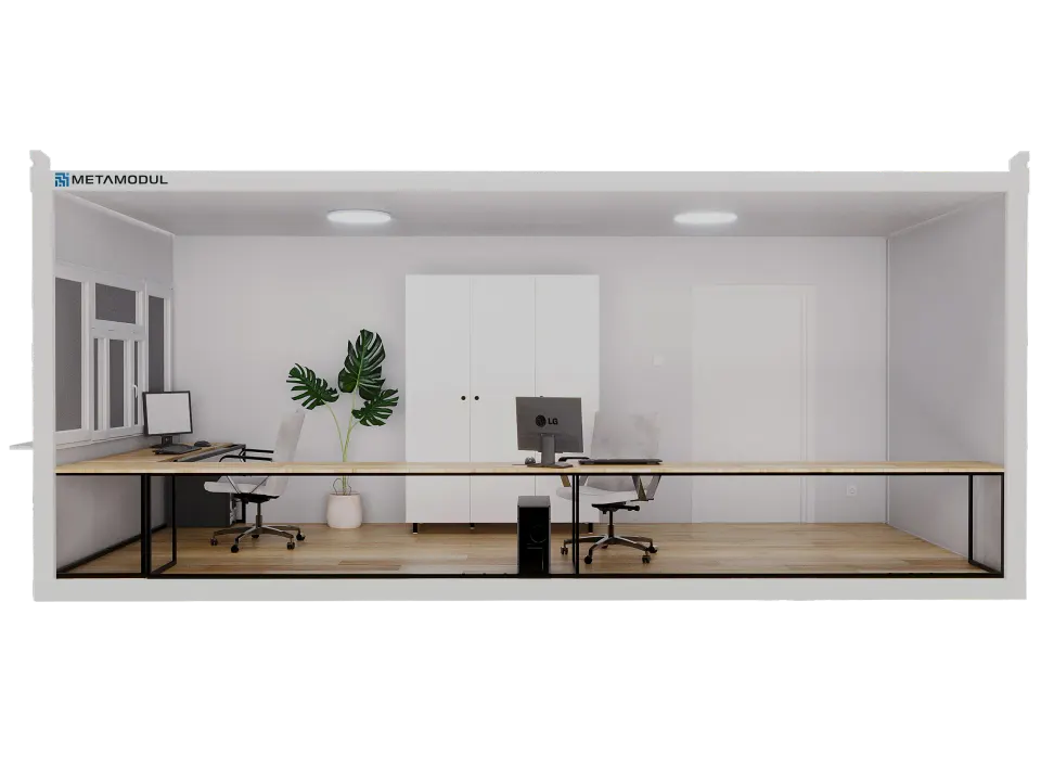 Montažna kuća Osnovni modeli, 14 m², Metamodul