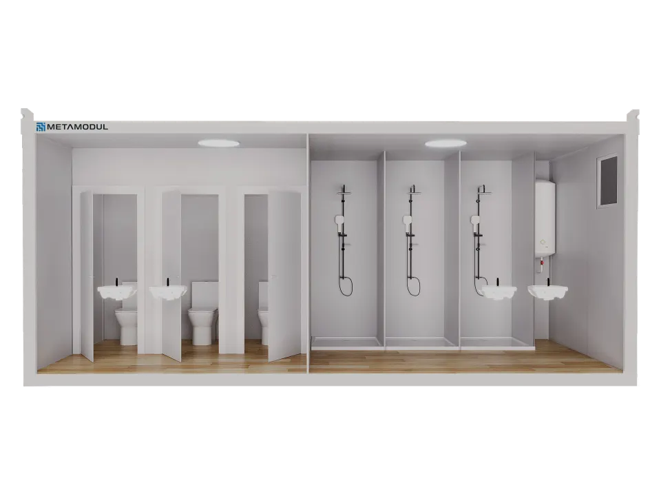 Montažna kuća Osnovni modeli, 14 m², Metamodul
