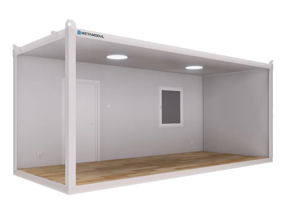 Osnova montažne kuće Osnovni modeli, 14 m², Metamodul
