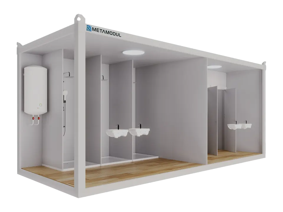 Montažna kuća Sanitarni modeli, 14 m², Metamodul