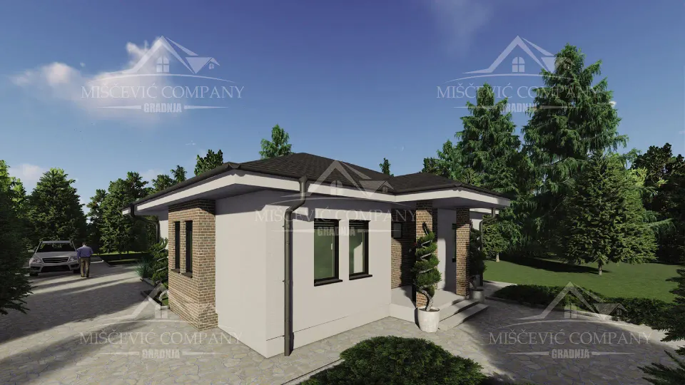 Montažna kuća Tip 111, 111 m², Miščević Company