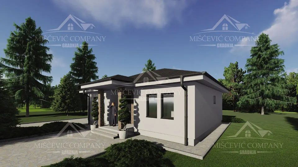 Montažna kuća Tip 111, 111 m², Miščević Company