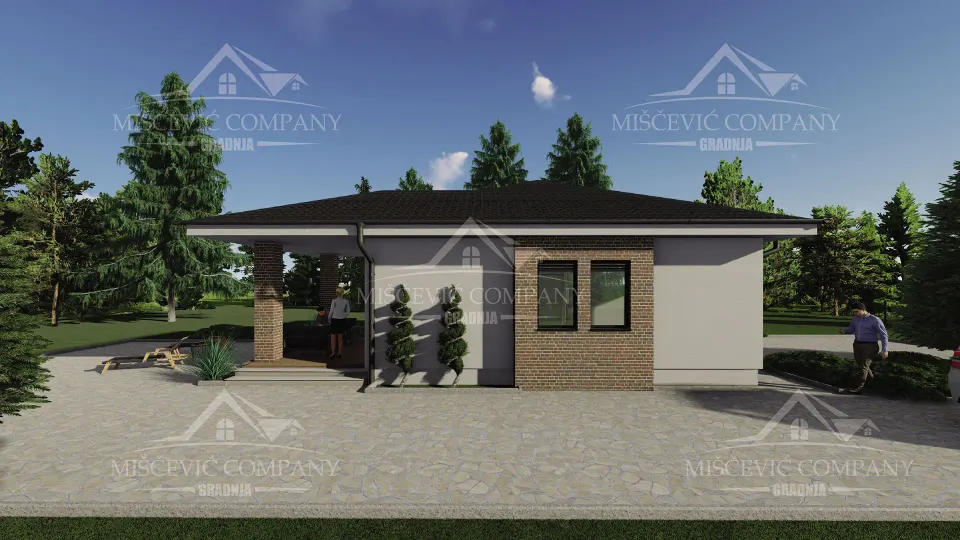 Montažna kuća Tip 111, 111 m², Miščević Company